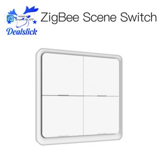 สวิตช์ฉากอัตโนมัติ 4 Gang Tuya ZigBee 12 สําหรับตกแต่งบ้าน