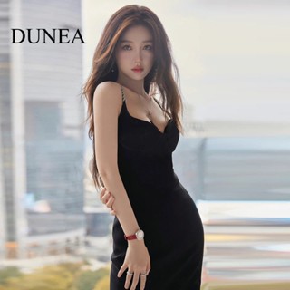 Dunea ชุดเดรส คอวีลึก เซ็กซี่ สําหรับผู้หญิง