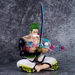 โมเดลฟิกเกอร์ One Piece GK Wano Country Kimono Yan Magic Sword Zoro แฮนด์เมด สําหรับตกแต่ง