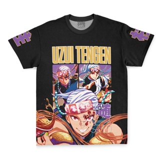 Uzui Tengen V2 เสื้อยืด พิมพ์ลาย Demon Slayer แฟชั่นสตรีท