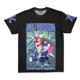 เสื้อยืด พิมพ์ลายโปเกม่อน Ash Greninja แฟชั่นสตรีท