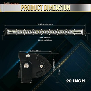 [Initiatour] แถบไฟ Led 1200W 20 นิ้ว สําหรับรถบรรทุก SUV ATV 22 นิ้ว