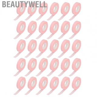 Beautywell 30 Rolls Eyelash Extension Tape Breathable Microporous Gentle Adhesive Lash Tape for Sensitive Skin Pink