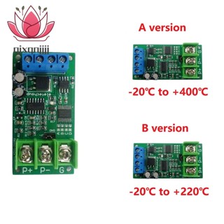 Eletechsup PT100 โมดูลแปลงความร้อนแพลตตินัม DC 12V PT100 RTD PTA9B01 PT100 RS485