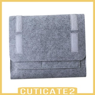 [Cuticate2] กระเป๋าผ้าสักหลาด แบบแขวนข้างเตียง สําหรับจัดเก็บหนังสือ