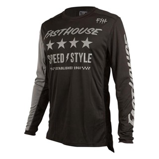  Fasthouse Pro เสื้อแข่งวิบาก BMX MTB MX Dirt Bike Riding Shirt Downhill Off Road Racewear เสื้อปั่นจักรยาน