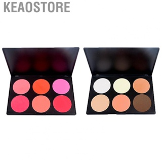 Keaostore Delicate  Texture 6 Color Facial Palette for Daily