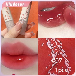 Cappuvini Summer Clear Lens Face Lip Glaze Water Light Glass Doodle Lip Spring And Summer Moisturizing Whitening Parity Lip Gloss HO