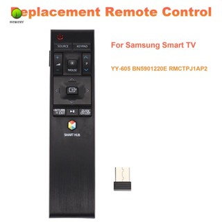 รีโมตคอนโทรล แบบเปลี่ยน สําหรับ Smart TV YY-605 BN 1 ชิ้น5901220E RMCTPJ1AP2 พร้อมฟังก์ชั่นเมาส์ USB