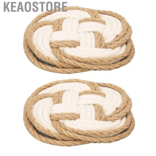 Keaostore Cup Coaster Round Heat Resistant Absorbent  Slip For Office