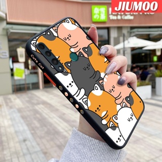 เคสโทรศัพท์มือถือ ซิลิโคนแข็ง บาง กันกระแทก ลายการ์ตูนแมวน่ารัก สําหรับ Huawei Y8P P Smart S