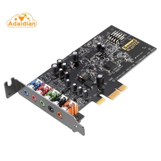 ซาวด์บลาสเตอร์ Audigy FX PCIe 5.1 การ์ดเสียงภายใน พร้อมแอมป์หูฟัง ประสิทธิภาพสูง สําหรับชิ้นส่วนอุปกรณ์เสริมพีซี