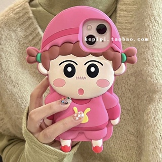 เคสโทรศัพท์มือถือ กันกระแทก ลายเด็กผู้หญิงเปียน่ารัก สําหรับ Apple Iphone 14promax 13 12 11 14pro 13pro 14