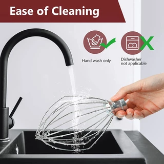 🔥ตะกร้อตีไข่ สเตนเลส 5QT และตะกร้อตีครีม 6QT แบบเปลี่ยน สําหรับเครื่องผสมอาหาร Kitchenaid