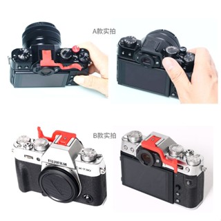 Baizhuo Fuji Micro Single XT30 Camera XT3 Thumb Holder XT-1 XT2 XT-10 XT20 X-PRO 1 2 3 Hot Shoe Handle Protective Cover Micro Single Finger Handle Thumb Buckle Red Accessories