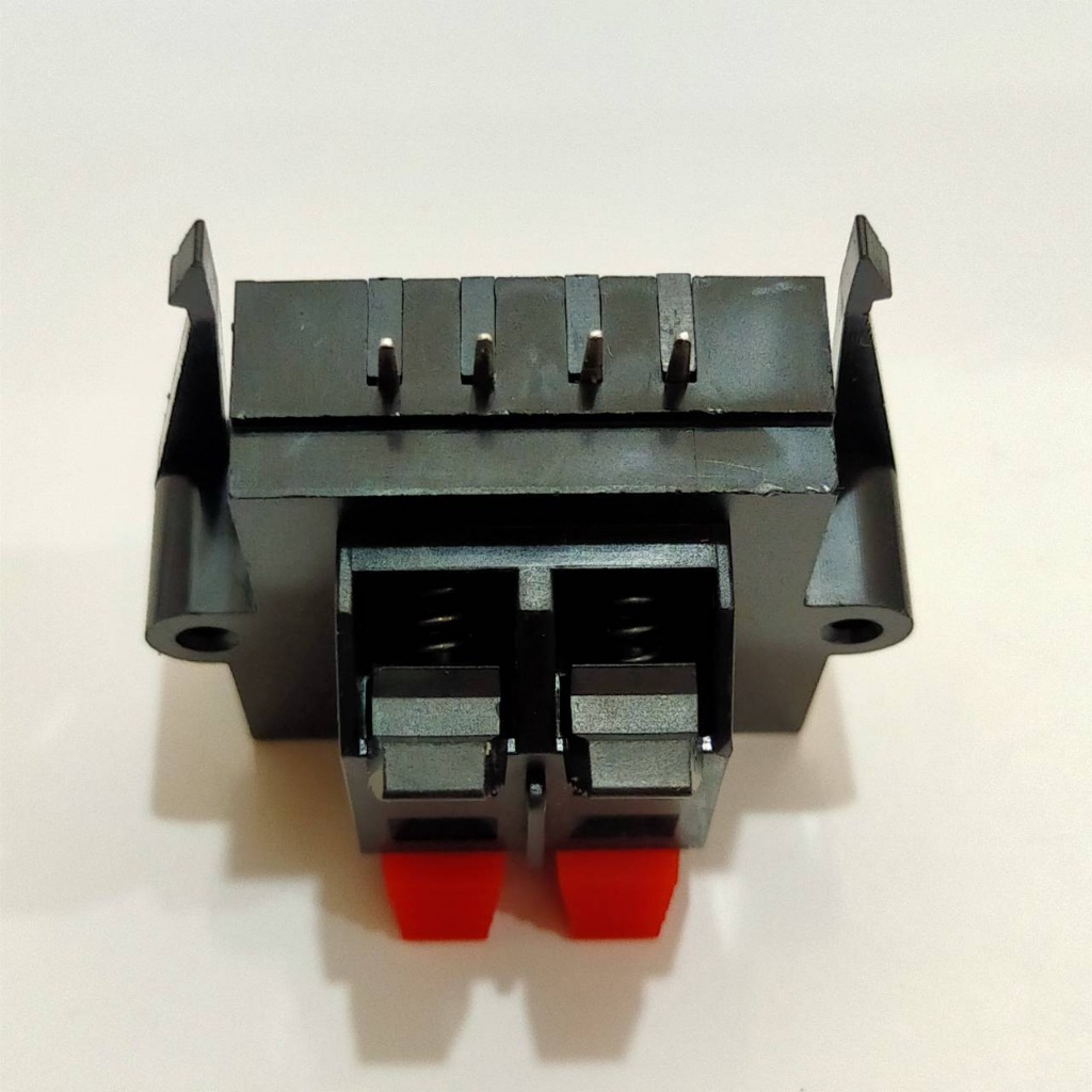 ขั้วต่อลําโพง แท็บลำโพง เครื่องเสียง ลําโพง Speaker Terminal Box Push in Jack Spring Load #STB-SL04 (4P) (1 ตัว)