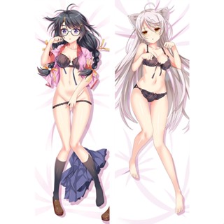 Nekomonogatari Hanekawa Tsubasa ปลอกหมอน ลายอนิเมะ Dakimakura ขนาด 50x150 ซม. 5 ชิ้น