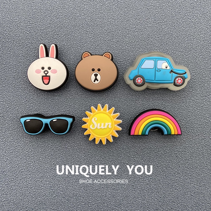 JIBBITZ Crocs charms ตัวติดรองเท้า ชุดDIYน่ารัก ตัวติดรองเท้า Crocs