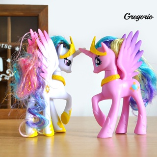 Gregoriowj ตุ๊กตาฟิกเกอร์ My Little Pony Moon Princess PVC ขนาด 14 ซม. ของเล่นสําหรับเด็ก 1 ชิ้น