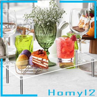 [HOMYL2] ขาตั้งอะคริลิคใส สําหรับโชว์เค้ก ขนมหวาน