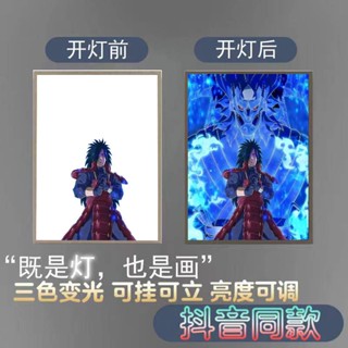 โคมไฟมินิมอล โคมไฟหัวเตียง Douyin เดียวกันนารูโตะภาพวาดแสงรูปแบบใหม่เพื่อภาพของขวัญฤดูจบการศึกษาที่กําหนดเอง