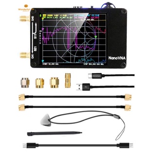 เครื่องวิเคราะห์เสาอากาศเครือข่าย NanoVNA-H 10KHz-1.5GHz MF HF VHF UHF 2023