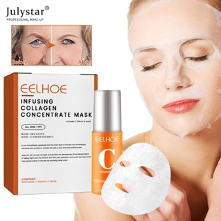 JULYSTAR Collagen Anti-aging Mask Spray Anti-wrinkle Brightening Whitening And Moisturizing Facial Care Spray. JULYSTAR Collagen Anti-aging Mask Spray Anti-wrinkle Brightening Whitening And Moisturizing Facial Care Spray