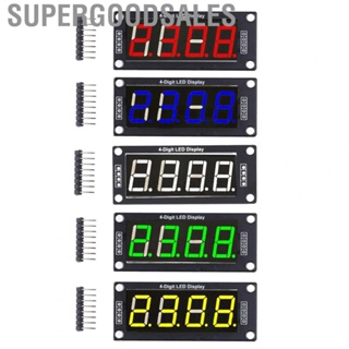 Supergoodsales 4Pcs  Segment Digital  Module 4 Bits 7 Segments PCB Clock 0.56 Inch