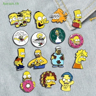 # Facc &amp; ใหม่ # Disney Comedy เข็มกลัด รูปการ์ตูนอนิเมะ The Simpsons น่ารัก เครื่องประดับ สําหรับผู้หญิง