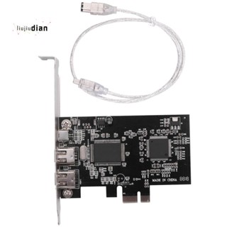 การ์ดอะแดปเตอร์ PCIe Firewire 4 พอร์ต (3X6 Pin และ 1x4 Pin) สําหรับ Windows 10 IEEE 1394 PCI Express