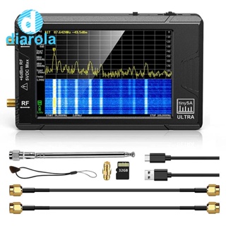 เครื่องวิเคราะห์ความถี่ SeeSii 4.0 นิ้ว 100KHz เป็น 5.3GHz ความถี่เล็ก 2-In-1 เครื่องกําเนิดสัญญาณ 100KHz เป็น 800MHz