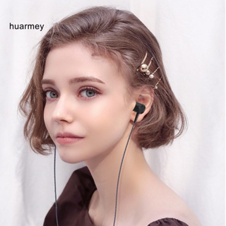 Huarmey L5 หูฟังอินเอียร์ แบบมีสาย 3.5 มม. พร้อมไมโครโฟน สําหรับคาราโอเกะ