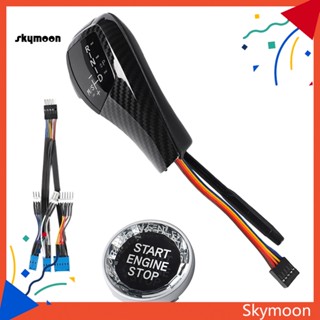 Skym* E ลูกบิดปุ่มกดคาร์บอนไฟเบอร์ LED สําหรับ BMW 5 Series E60