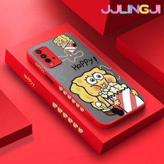 เคสโทรศัพท์มือถือ ซิลิโคนนิ่ม ใส กันกระแทก ลายการ์ตูนสพันจ์บ็อบ สําหรับ Xiaomi Redmi 9T Redmi 9