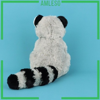 [Amleso] ตุ๊กตาแรคคูน แบบนิ่ม กอดได้ ของขวัญวันเกิด สําหรับตกแต่งบ้าน