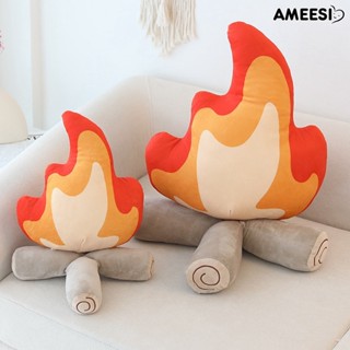 ตุ๊กตาไม้ปลอม แบบนิ่ม รูปการ์ตูน Ameesi ของเล่นสําหรับตั้งแคมป์