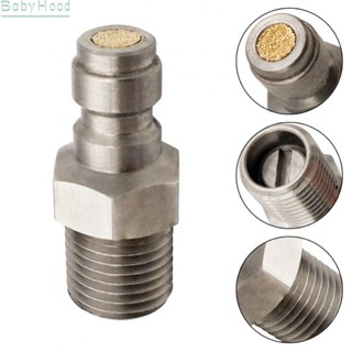 【Big Discounts】Paintball PCP For High Pressure Hose Quick Disconnect Plug Stainless Steel#BBHOOD