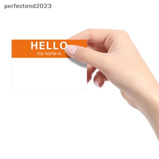 [perfectend] สติกเกอร์ฉลาก ลาย Hello My Name สําหรับติดของขวัญ 5 แผ่น [TH]