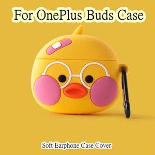 【Trend Front】เคสหูฟัง แบบนิ่ม ลายการ์ตูน สําหรับ OnePlus Buds