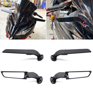 พร้อมส่ง กระจกมองหลังสะท้อนแสง สีแดง สําหรับ Kawasaki Little Ninja Promise 300RR