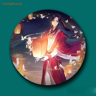 [risingmeup] พวงกุญแจเข็มกลัดอะคริลิค จี้รูปสวรรค์ Tian Guan Ci Fu Hua Cheng Xie Lian สําหรับห้อยกระเป๋าเป้สะพายหลัง