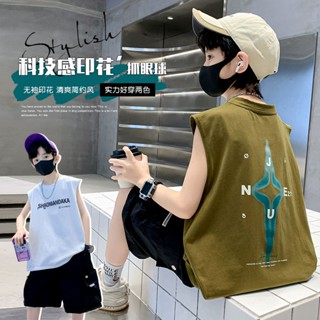 ส่งเร็ว Limited Time Offer เสื้อยืดแขนสั้น ผ้าฝ้ายแท้ ขนาดใหญ่ แฟชั่นฤดูร้อน สําหรับเด็กผู้ชาย 2023