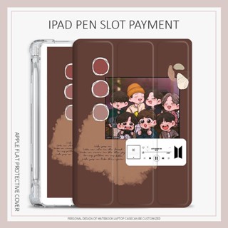 เคส ลายโปสเตอร์ BTS สําหรับ iPad 10.2 gen7 8 9 mini6 air1 2 3 4 5 iPad 2022 pro11 10.9 gen10 iPad gen 5 6