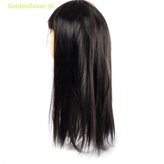 Goldensilver วิกผมยาวตรง พร้อมหน้าม้า สําหรับเด็ก คอสเพลย์ TH