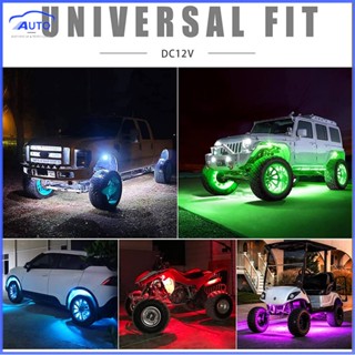 ❤ Itechcool ไฟ LED RGB ควบคุมผ่านแอพ สําหรับรถยนต์ Jeep Off Road SUV