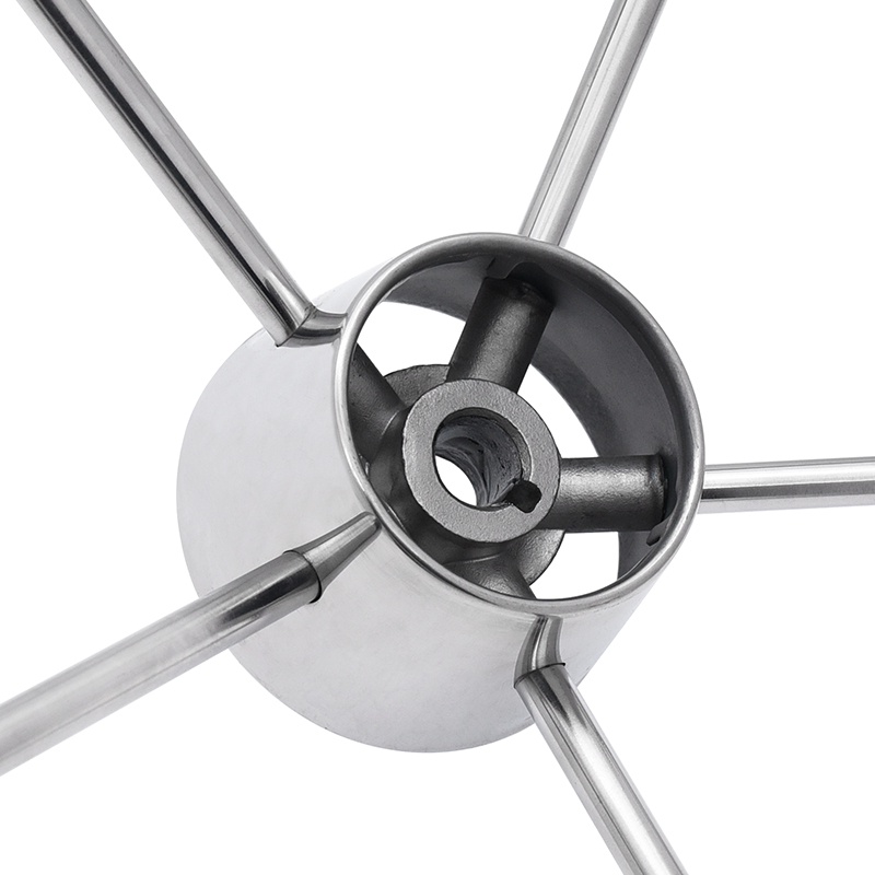 【พร้อมลูกบิด】พวงมาลัยเรือ สเตนเลส 13-1/2 นิ้ว 5 ซี่ พร้อมลูกบิด อุปกรณ์เสริม สําหรับเรือ - รูปที่ 7