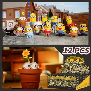 【ของแท้】PopMart Minions 2 Series ตุ๊กตาฟิกเกอร์ อนิเมะ มังงะ ตาโตน่ารัก แฟชั่น สําหรับเก็บสะสม ของขวัญคริสต์มาส