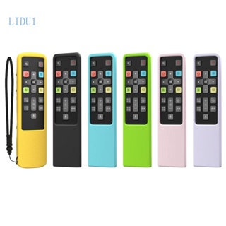 Lidu12 ปลอกหุ้มรีโมตทีวี กันกระแทก พร้อมสายคล้อง สําหรับ TCL TV RC801C D FCR1 ARC801L