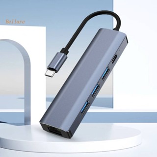 {พร้อมส่ง} ฮับ USB C 5-in-1 100W PD 5Gbps Type C เป็น USB3.0 ปลั๊กแอนด์เพลย์ [Bellare.th]