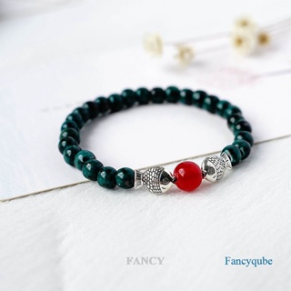 Fancy ใหม่ สร้อยข้อมือเซรามิก ประดับลูกปัดปลา เครื่องประดับสตรี คลาสสิก มิตรภาพ